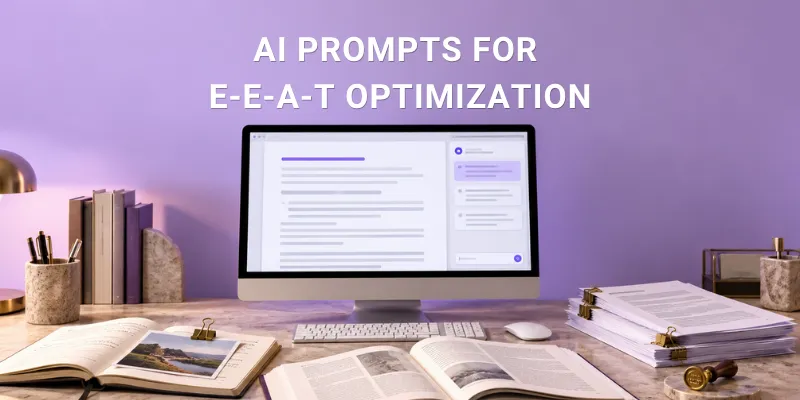 AI prompts for E-E-A-T optimization